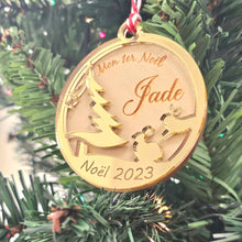Charger l'image dans la galerie, Lapins de Noël - Décoration de Noël 2023 Personnalisée