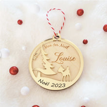 Charger l'image dans la galerie, Faon de Noël - Décoration de Noël 2023 Personnalisée