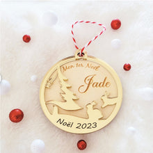 Charger l'image dans la galerie, Lapins de Noël - Décoration de Noël 2023 Personnalisée