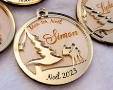 Charger l'image dans la galerie, Faon de Noël  - Décoration de Noël 2023 Personnalisée
